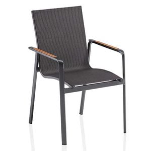 Kettler Diamond Stapelsessel Aluminium/Outdoorgewebe