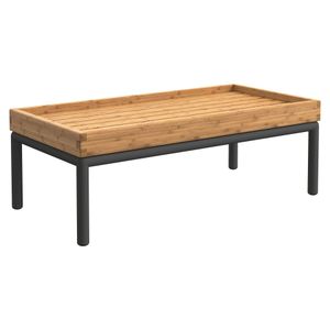 HOUE Level-Level 2 Loungetisch 81x40cm Aluminium/Bambus