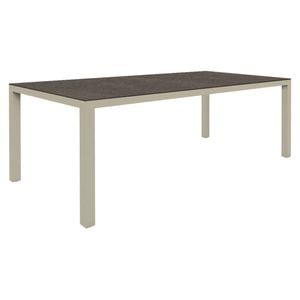 Zebra Alus Gartentisch 210x100cm Aluminium/HPL