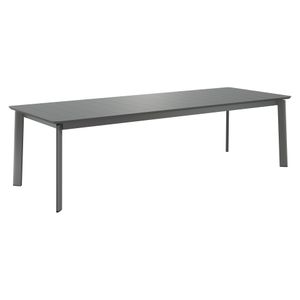 OUTLIV. Milano Ausziehtisch 266/331/396x110cm Aluminium
