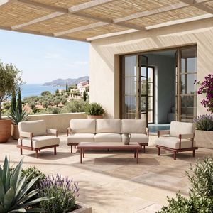 OUTLIV. Emma Loungeset inkl. Loungetisch Aluminium/Olefin