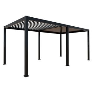 Best Cadiz Gartenpergola 360x720cm Aluminium