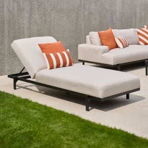 Hartman Lucas Gartenliege Aluminium/Sunbrella