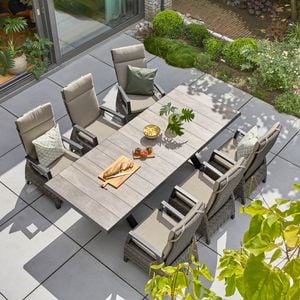 Siena Garden Corido Gartenmöbel-Set Tisch 200/260x100cm