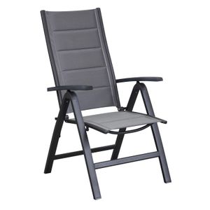 LC Garden Unicamo Klappsessel verstellbar Aluminium/Textilene