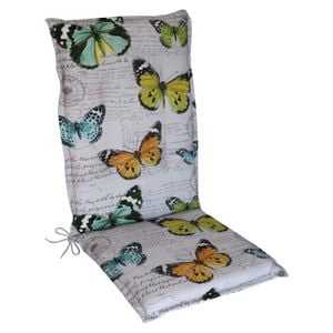 KETTtex Florence Gartenstuhlauflage Hochlehner 50x120cm Baumwolle