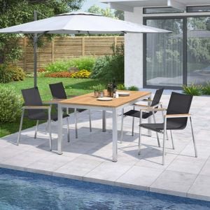 OUTLIV. Rimini Gartenmöbel-Set M (4 Plätze) Tisch 160x90cm