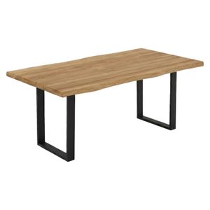 OUTLIV. Negara Gartentisch Edelstahl/Teak recycelt