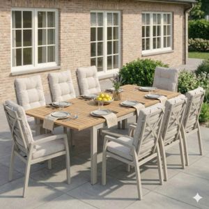 LC Garden Bondino Gartenmöbel-Set Tisch 180/240x90cm