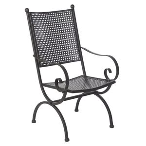 MBM Romeo Elegance Gartensessel Hochlehner Schmiedeeisen