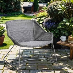 Cane-Line Breeze Loungesessel Stahl/Geflecht