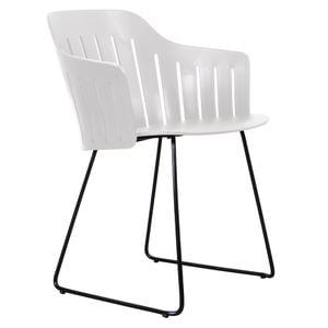 Gina Best Stahl/Kunststoff Gartenstuhl drehbar Anthrazit/Off-White