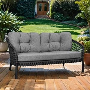 Cane-Line Ocean Gartensofa 155cm Aluminium/Rope/Polypropylen