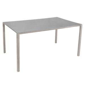 Cane-Line Pure Gartentisch 150x90cm Aluminium/Keramik