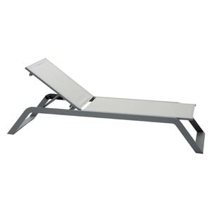 Cane-Line Siesta Gartenliege Aluminium/Cane-Line Tex