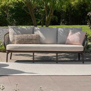 Apple Bee Pine Key Gartenloungesofa Aluminium/Polyrattan/Bee Wett