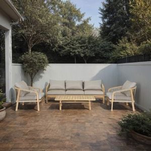 OUTLIV. Amelie Loungeset Akazie/Rope/Spunpolyester