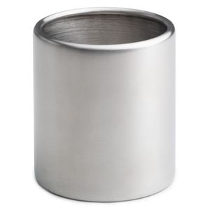 höfats SPIN Nachfülldose Ø120mm Edelstahl Silber