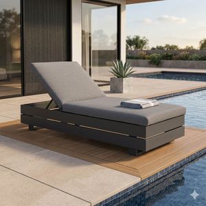 Solpuri Boxx Gartenliege Aluminium/Acryl