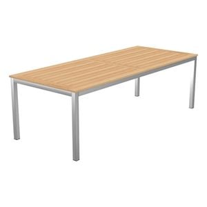 OUTLIV. Oviedo Ausziehtisch 240/300x90 cm Edelstahl/Teak