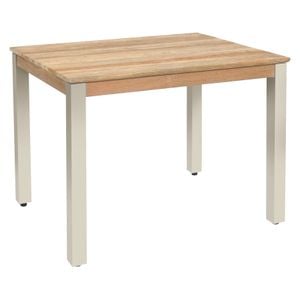 Zebra Derex Gartentisch 80x100cm Aluminium/Teak