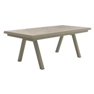 Interliving 7011 Ausziehtisch 200/260x100cm Aluminium/Sinterstone