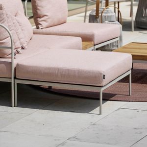 Stern Coco Loungehocker Aluminium/Outdoorstoff