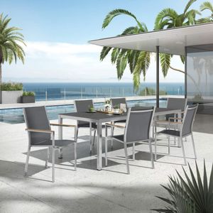 Stern Cardiff Gartenmöbel-Set L (6 Plätze) mit OUTLIV. Tisch 220x100cm