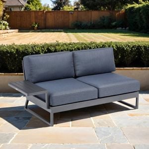 Kettler Ocean Skid Platform Loungebank Aluminium/Agora