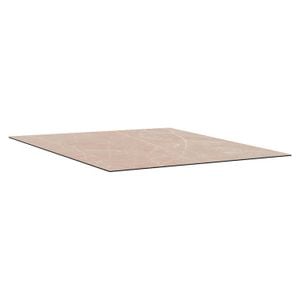 Stern Gartentisch-Platte 90x90cm Silverstar 2.0
