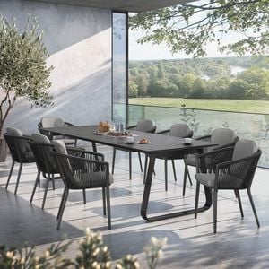 OUTLIV. Monet Gartenmöbel-Set XL (8 Plätze) Tisch 280x100cm