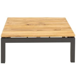 Siena Garden Alvida Loungetisch 74x74cm Aluminium/Teak
