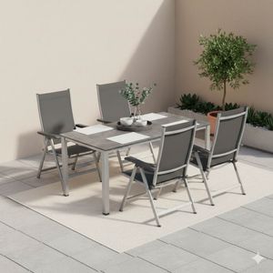 Kettler Basic PlusGartenmöbel-Set M (4 Plätze) Tisch 160x90cm