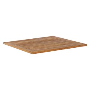 OUTLIV. Gartentisch-Platte 80x80cm Teak recycelt