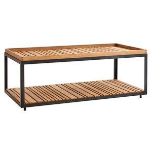 Cane-Line Level Loungetisch 120x60cm Aluminium/Teak