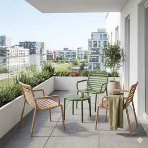 Nardi Doga Relax Loungeset inkl. Loungetisch Kunststoff