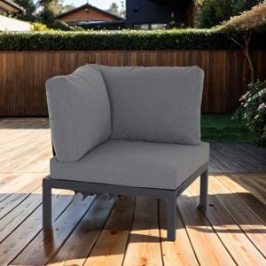 Siena Garden Alvida Eck-/Endmodul Aluminium/Ranotex