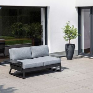 Kettler Ocean Skid Platform Gartensofa  mit Ablagetisch 61x27x24cm Aluminium/Olefin