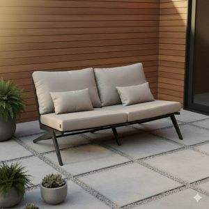 Stern Jackie Gartenloungesofa Aluminium/Polyacryl
