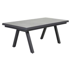 LC Garden Vivera-Stone Ausziehtisch 200/260x100cm Aluminium/Sinterstein