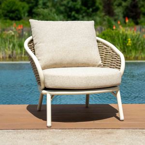 Apple Bee Pine Key Loungesessel Aluminium/Polyrattan/Bee Wett