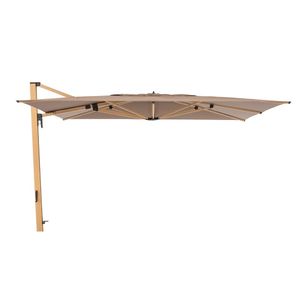 Doppler Alu-Wood Ampelschirm 400x300cm Holzoptik/Alu -846
