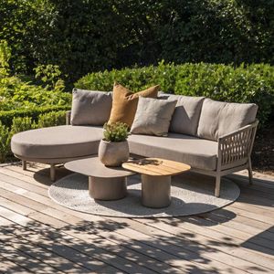 4Seasons Catalana Ecklounge inkl. Loungetische Aluminium/Rope/Olefin