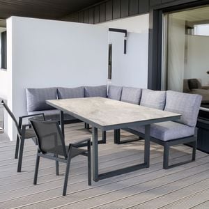 OUTLIV. Pandora Gartenmöbel-Set L (7 Plätze) Tisch 200x100cm
