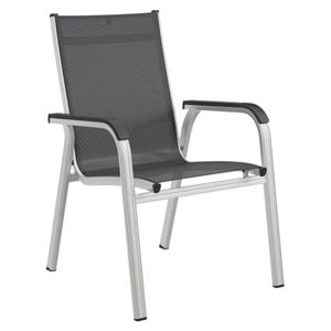 Kettler Basic Plus Stapelsessel Aluminium/Outdoorgewebe
