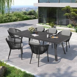 OUTLIV. Monet Gartenmöbel-Set L (6 Plätze) Tisch 220x100cm Vierfuß