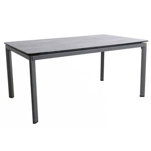 MWH Alutapo Gartentisch 160x95cm Aluminium/Creatop Elite