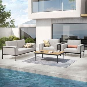 OUTLIV. Toskana Loungeset Aluminium/Sunproof
