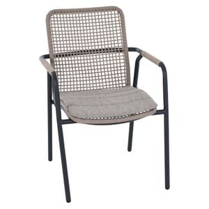 Siena Garden Repton Stapelsessel Aluminium/Rope