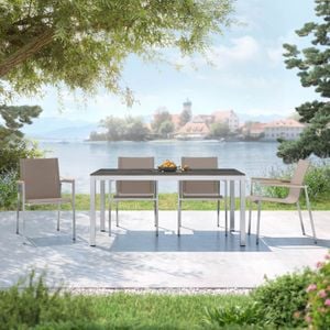 OUTLIV. Rimini Gartenmöbelset 5-tlg. Tisch 160x90cm